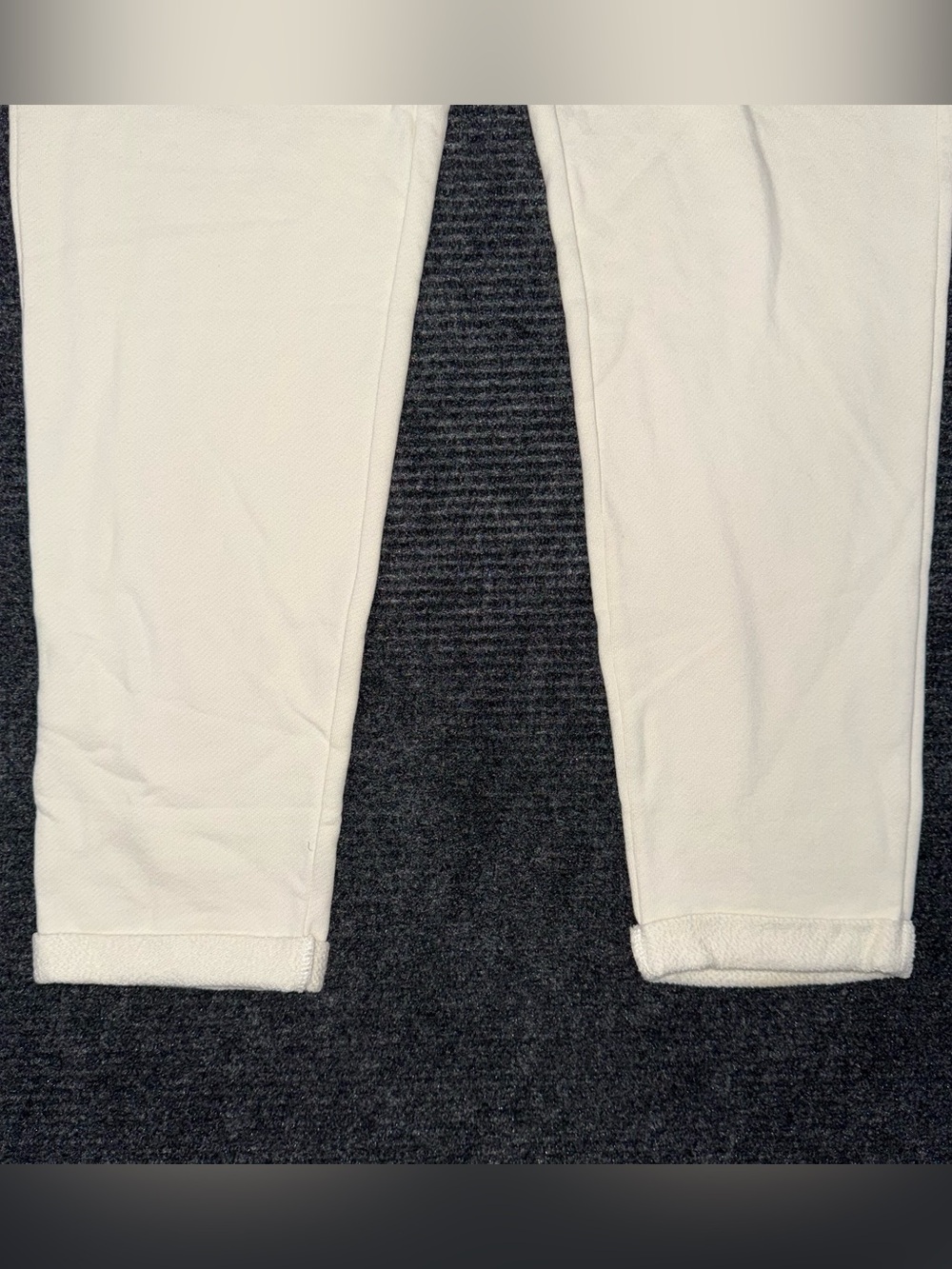 Jason Scott Pima Cotton French Terry Sydney Trouser Pants Cuffed Women’s M EUC - Picture 6 of 9